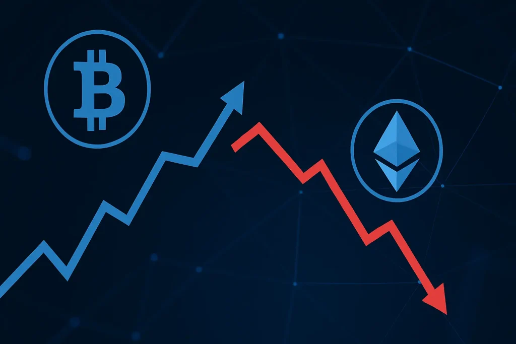 Биткоин остаётся ключевым драйвером рынка, Ethereum на этой неделе показал лучшую динамику среди крупных альткоинов